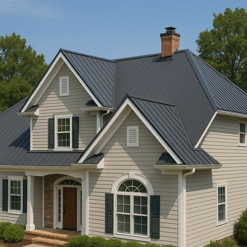 metal standing seam roof