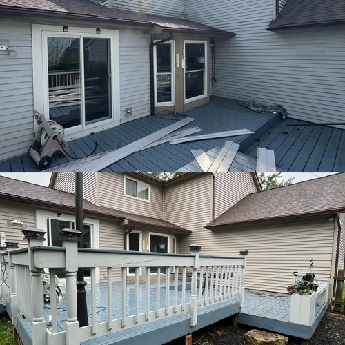 vinyl siding before and after