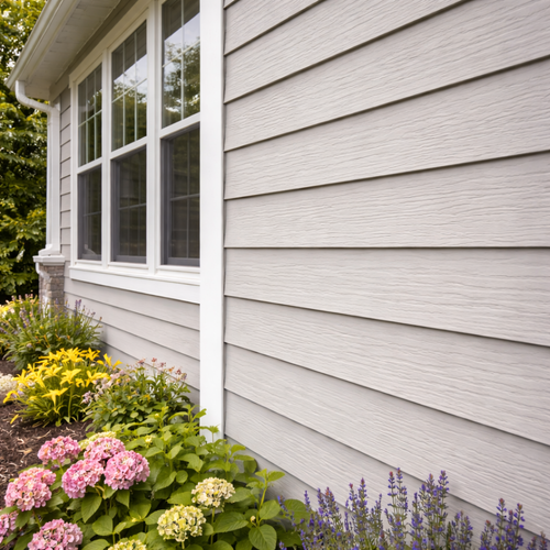 nice siding on a home